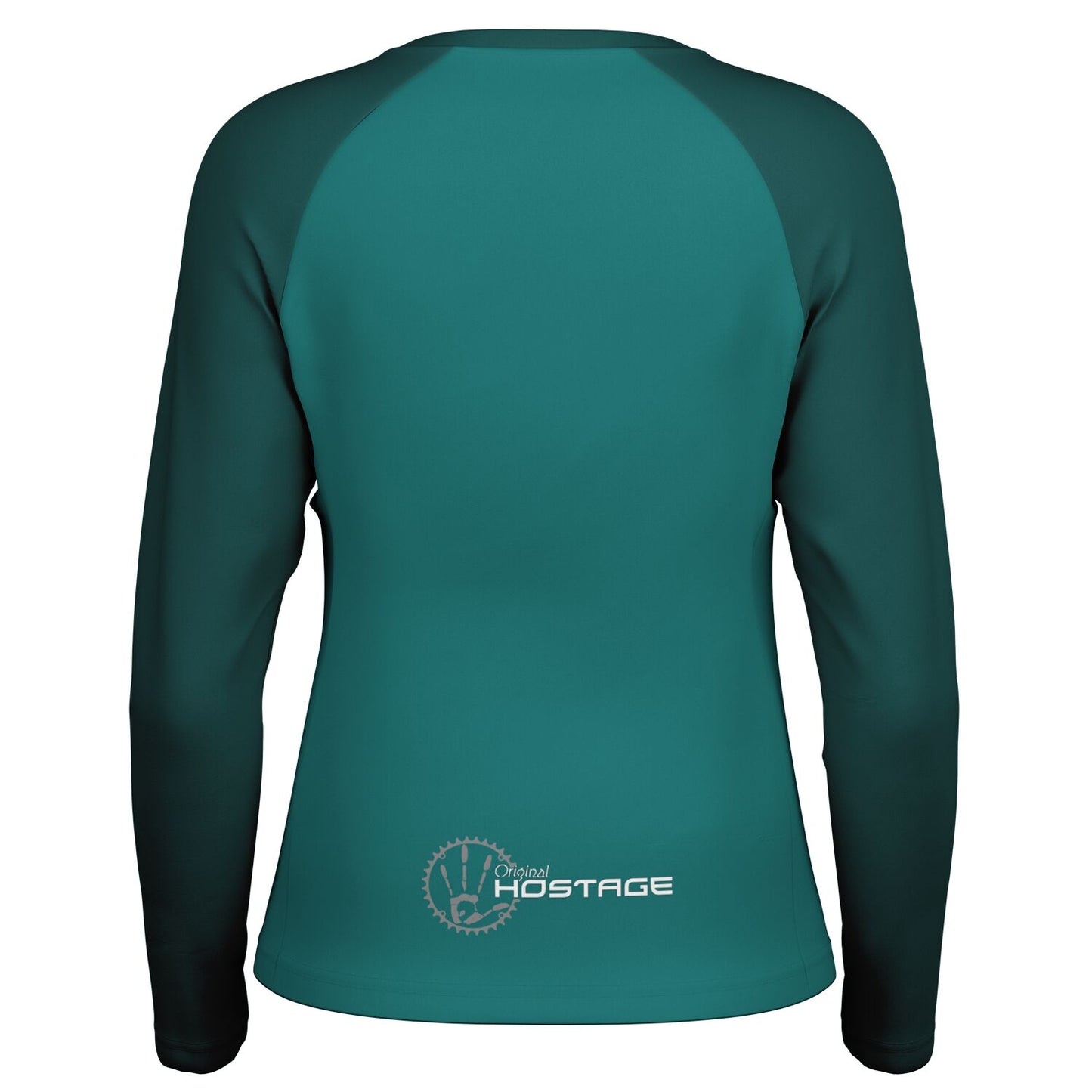 Original Hostage Teal Women's Long Sleeve Performance Jersey