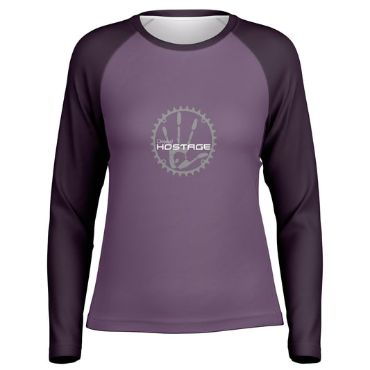 Original Hostage Purple Women's Long Sleeve Performance Jersey