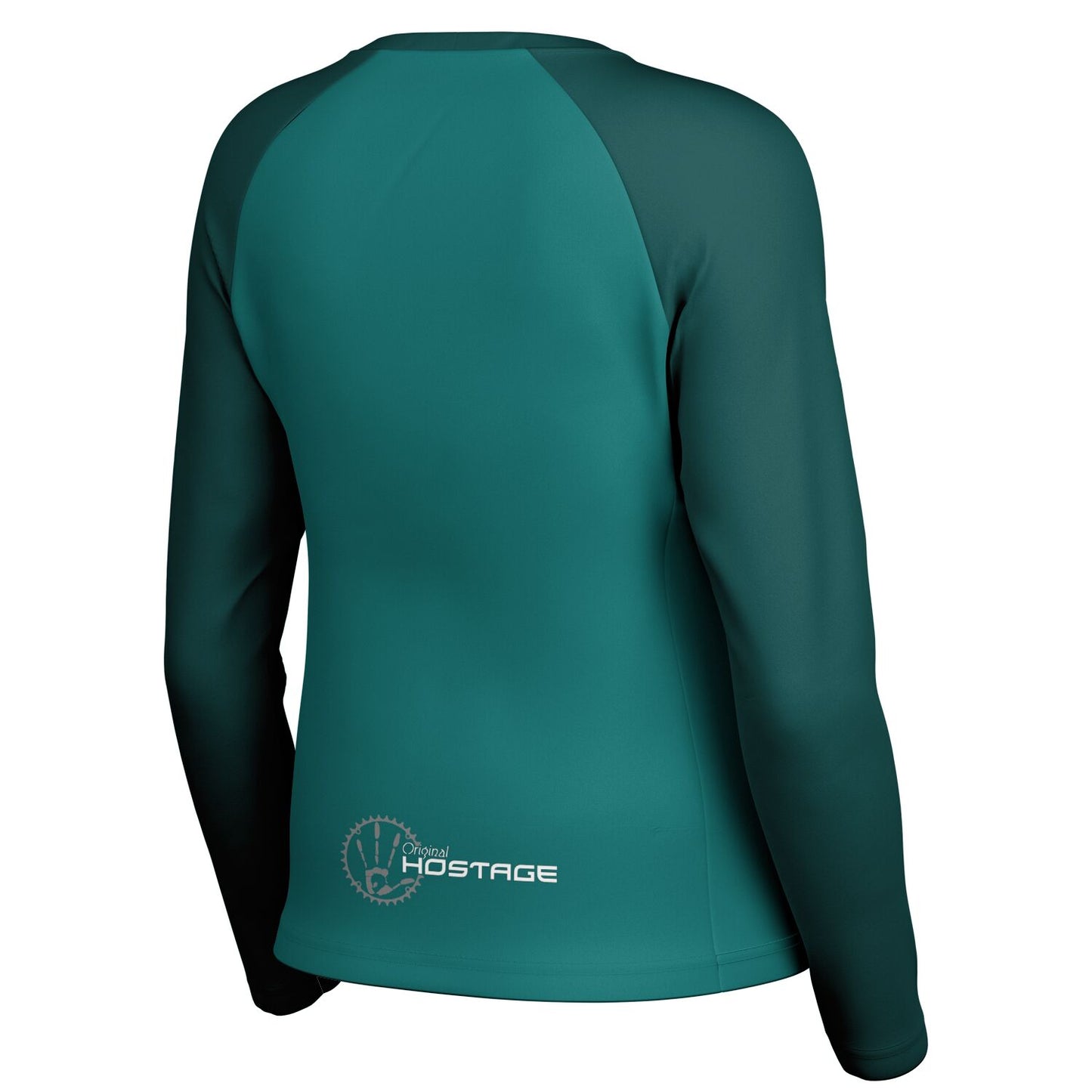 Original Hostage Teal Women's Long Sleeve Performance Jersey